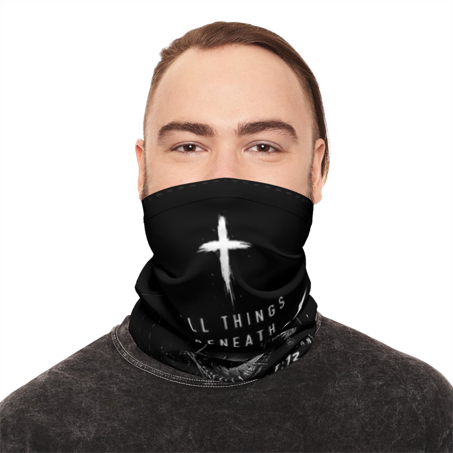 Christ Philippians 4:13 Neck Gaiter — Christian Faith Face Covering