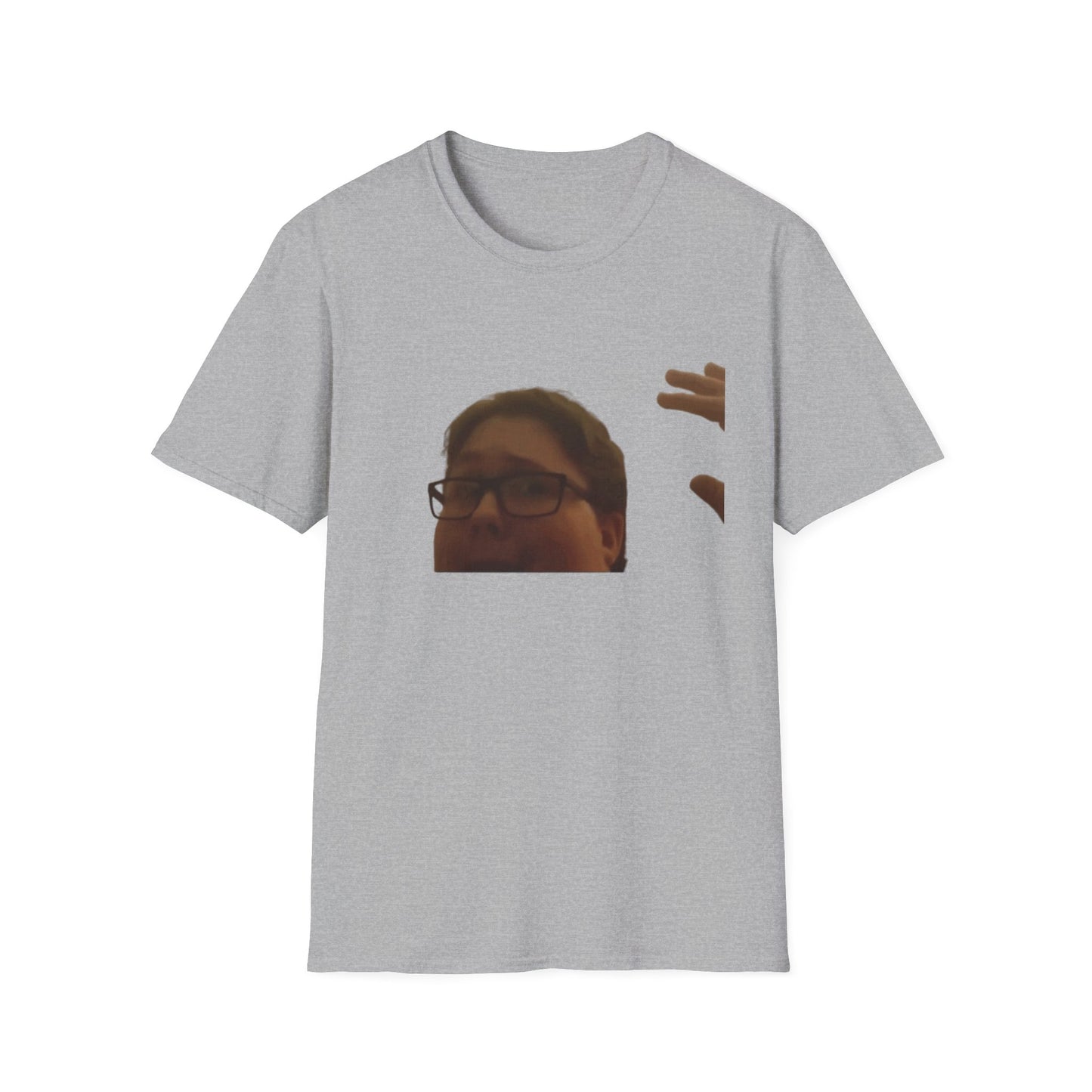 Pocket Meme T‑Shirt — Funny Face Chest Print