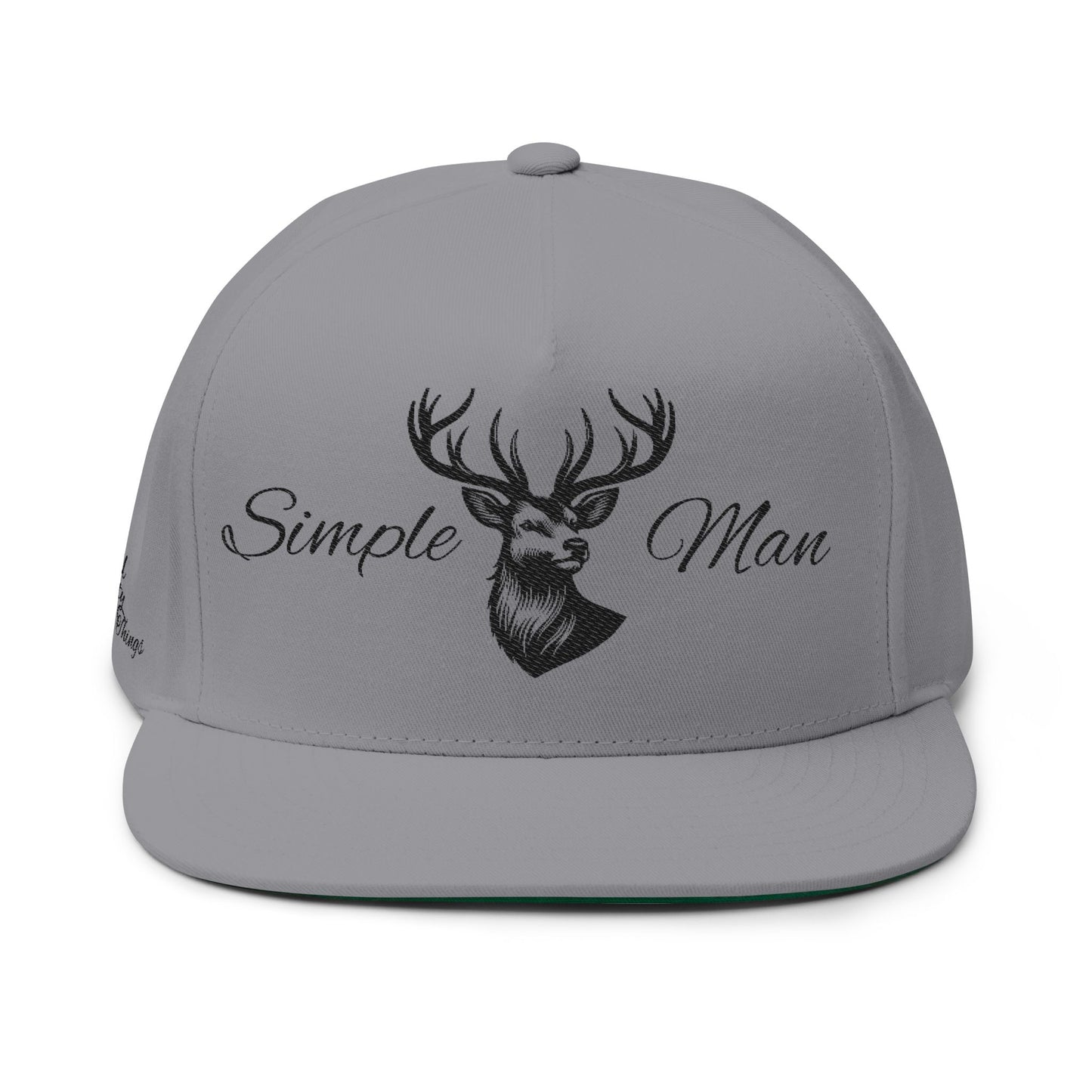 'Simple Man' Deer Snapback Hat