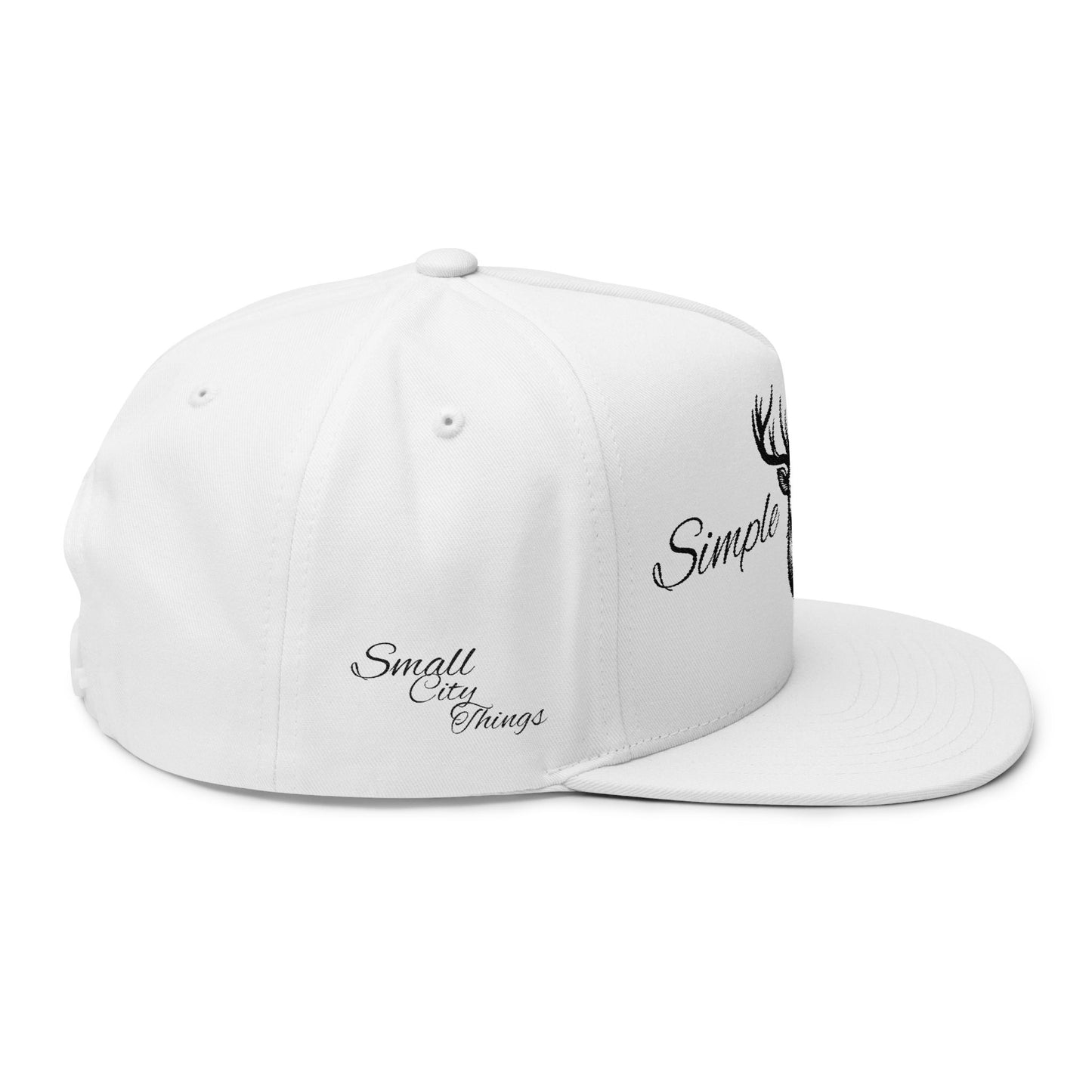 'Simple Man' Deer Snapback Hat