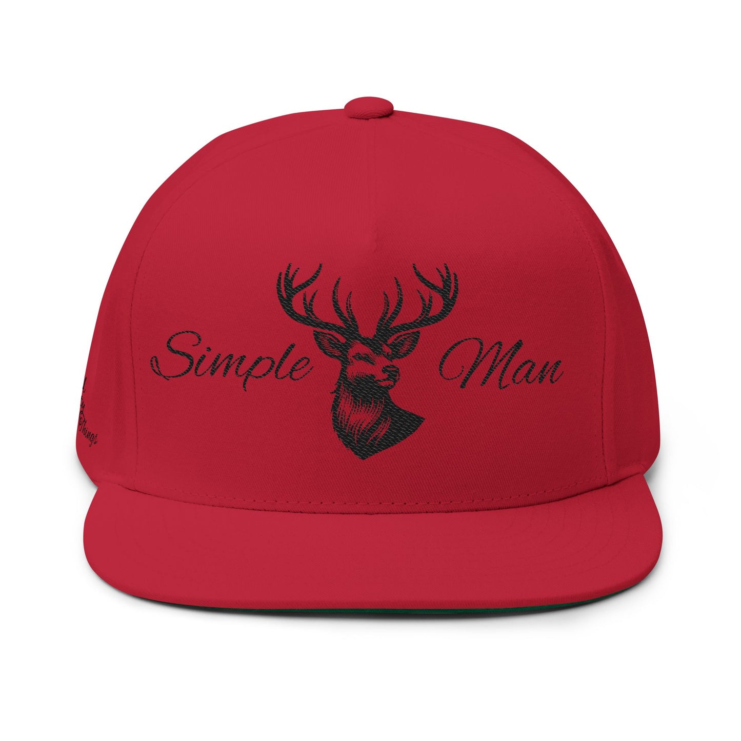 'Simple Man' Deer Snapback Hat