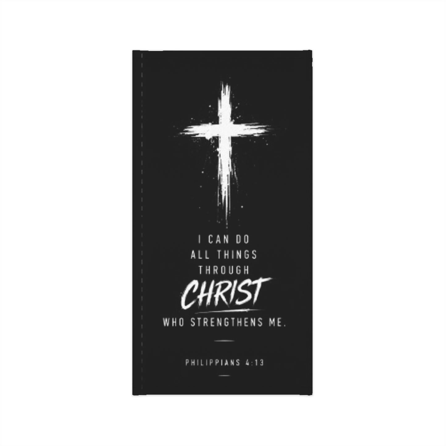 Christ Philippians 4:13 Neck Gaiter — Christian Faith Face Covering