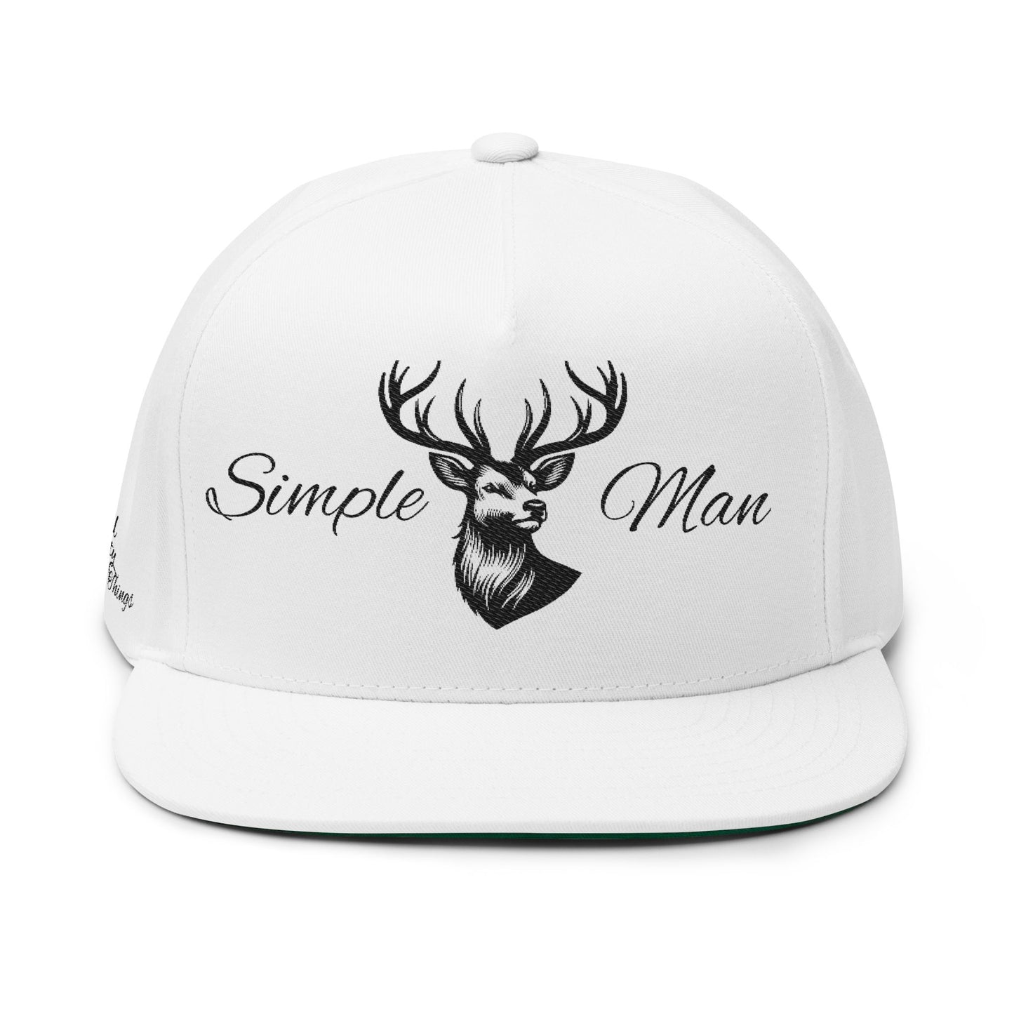 'Simple Man' Deer Snapback Hat