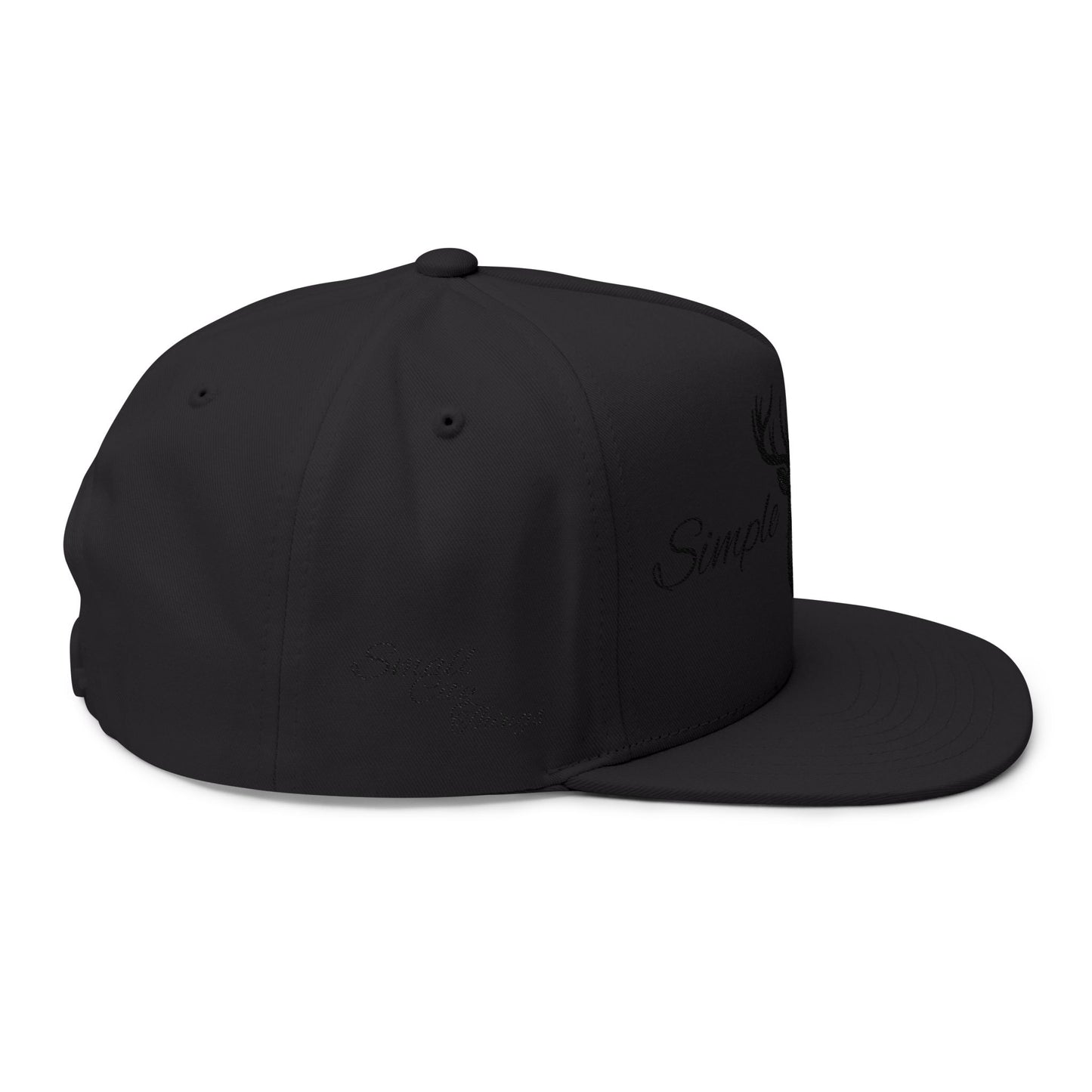 'Simple Man' Deer Snapback Hat