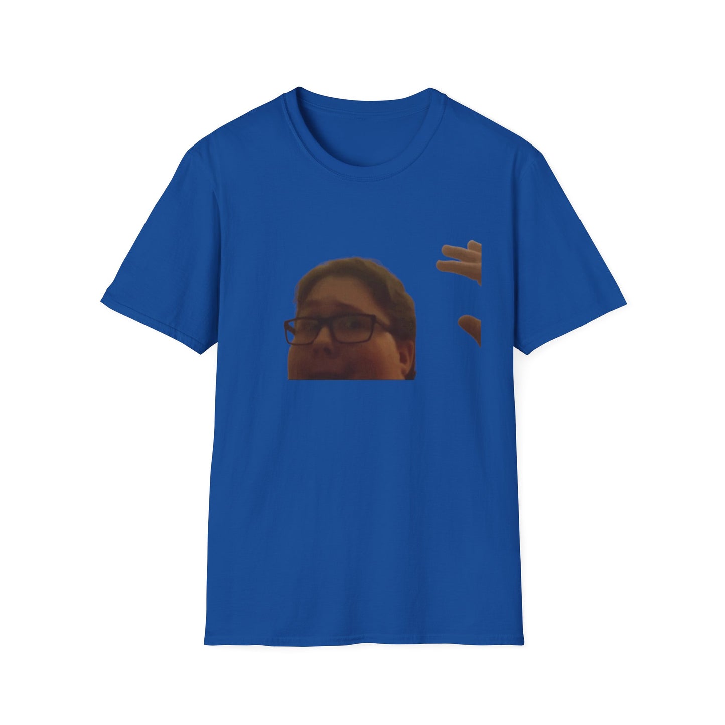 Pocket Meme T‑Shirt — Funny Face Chest Print