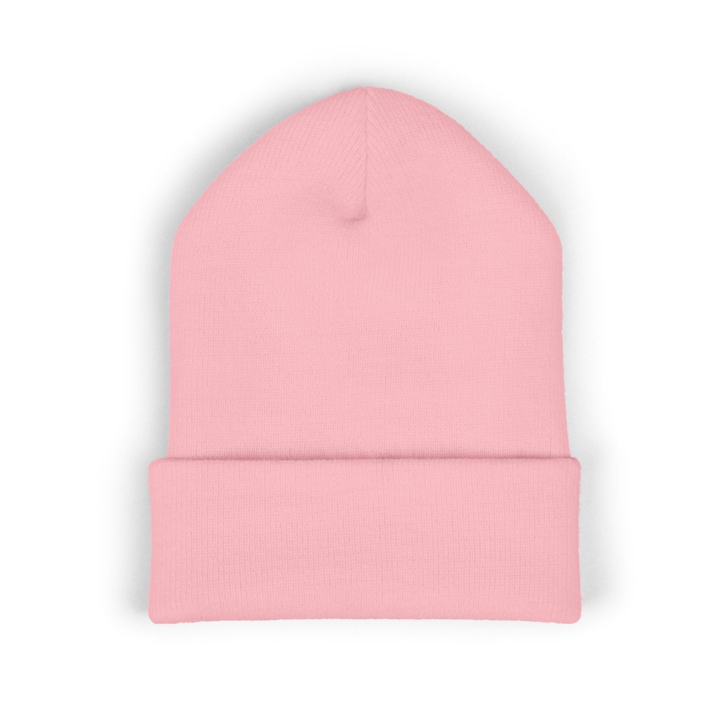 Cross Cuffed Beanie — Streetwear Winter Hat, Religious Faith Accessory