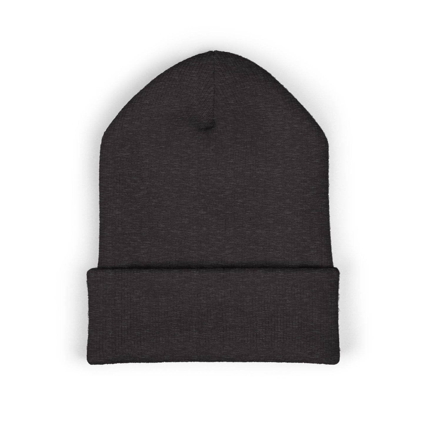 Cross Cuffed Beanie — Streetwear Winter Hat, Religious Faith Accessory