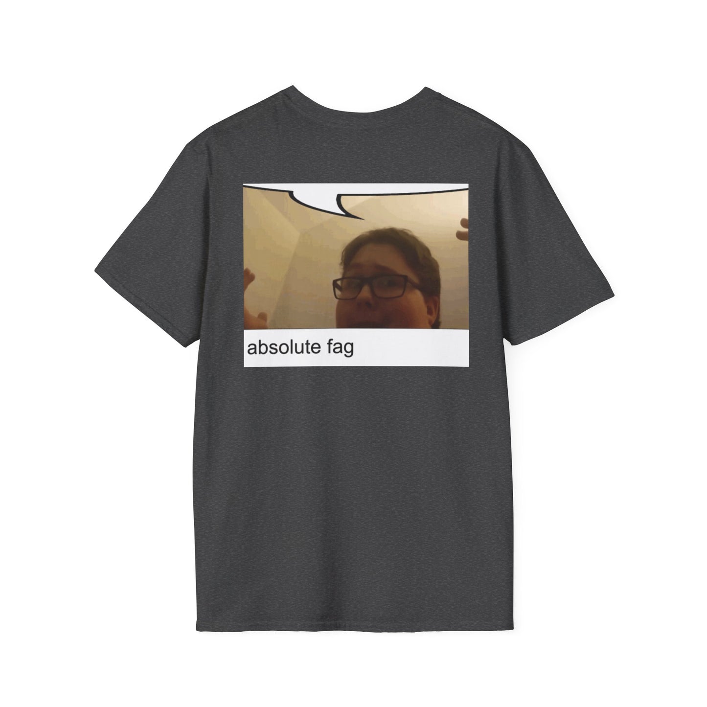 Pocket Meme T‑Shirt — Funny Face Chest Print