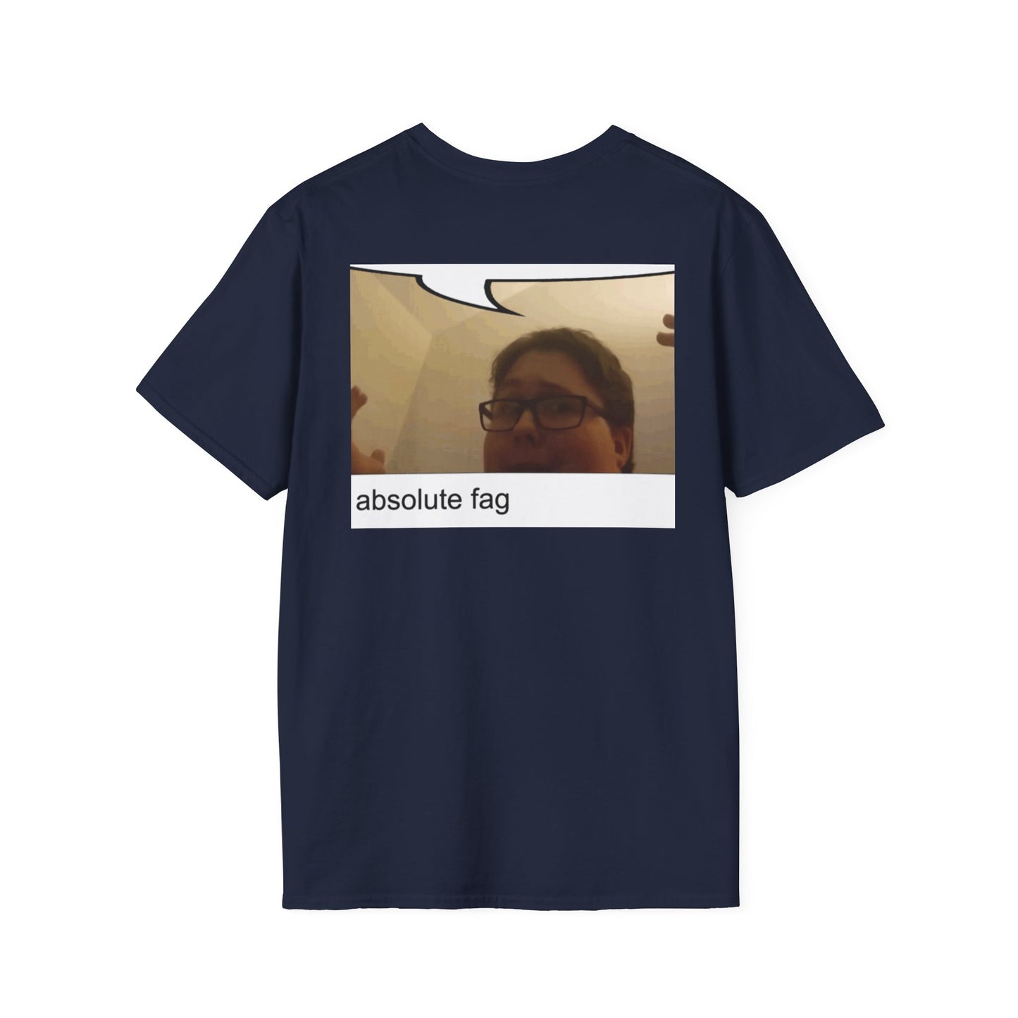 Pocket Meme T‑Shirt — Funny Face Chest Print