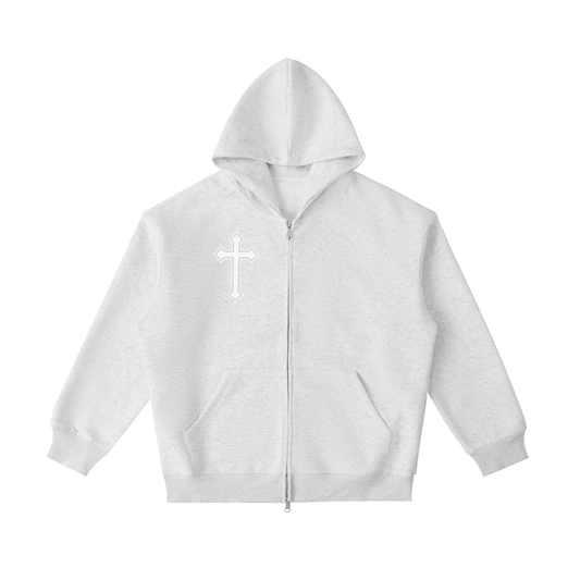 Heavyweight Zip-Up Pocket Hoodie