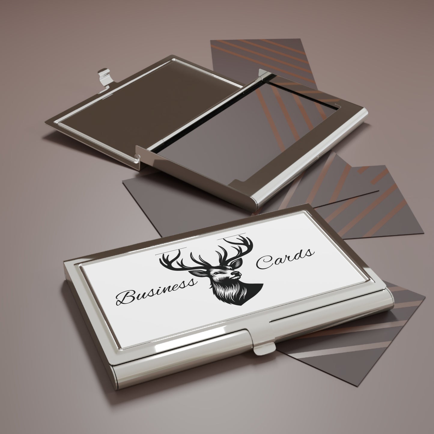 Crest Business Card Holder
