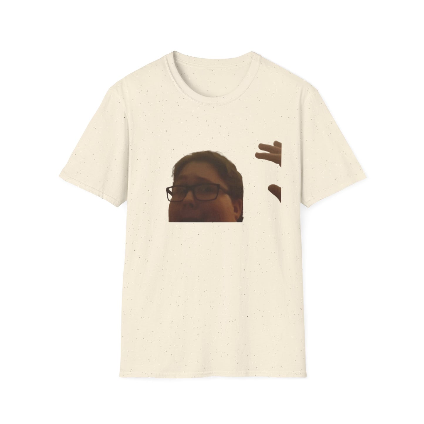Pocket Meme T‑Shirt — Funny Face Chest Print