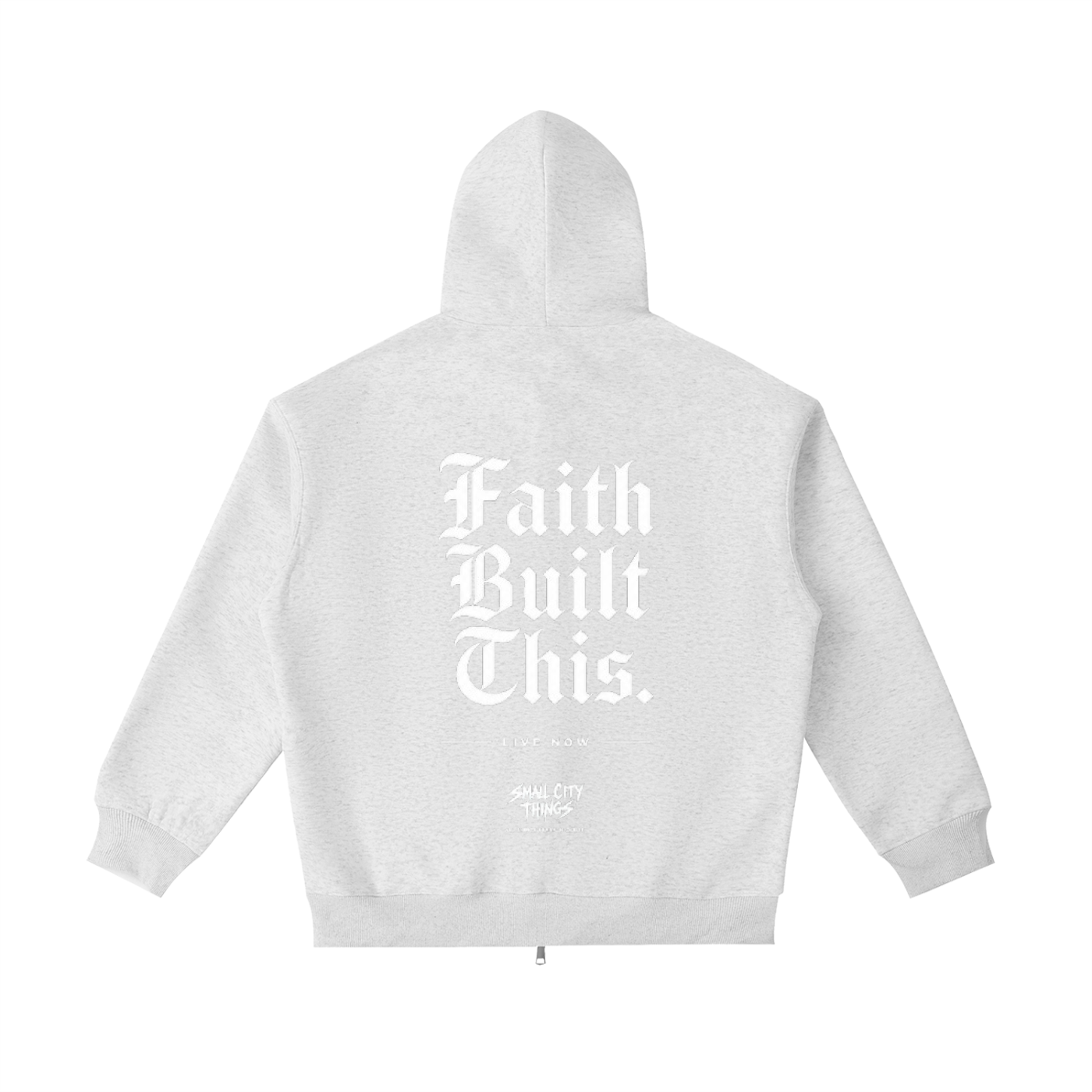 Heavyweight Zip-Up Pocket Hoodie