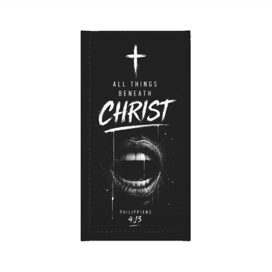 Christ Philippians 4:13 Neck Gaiter — Christian Faith Face Covering