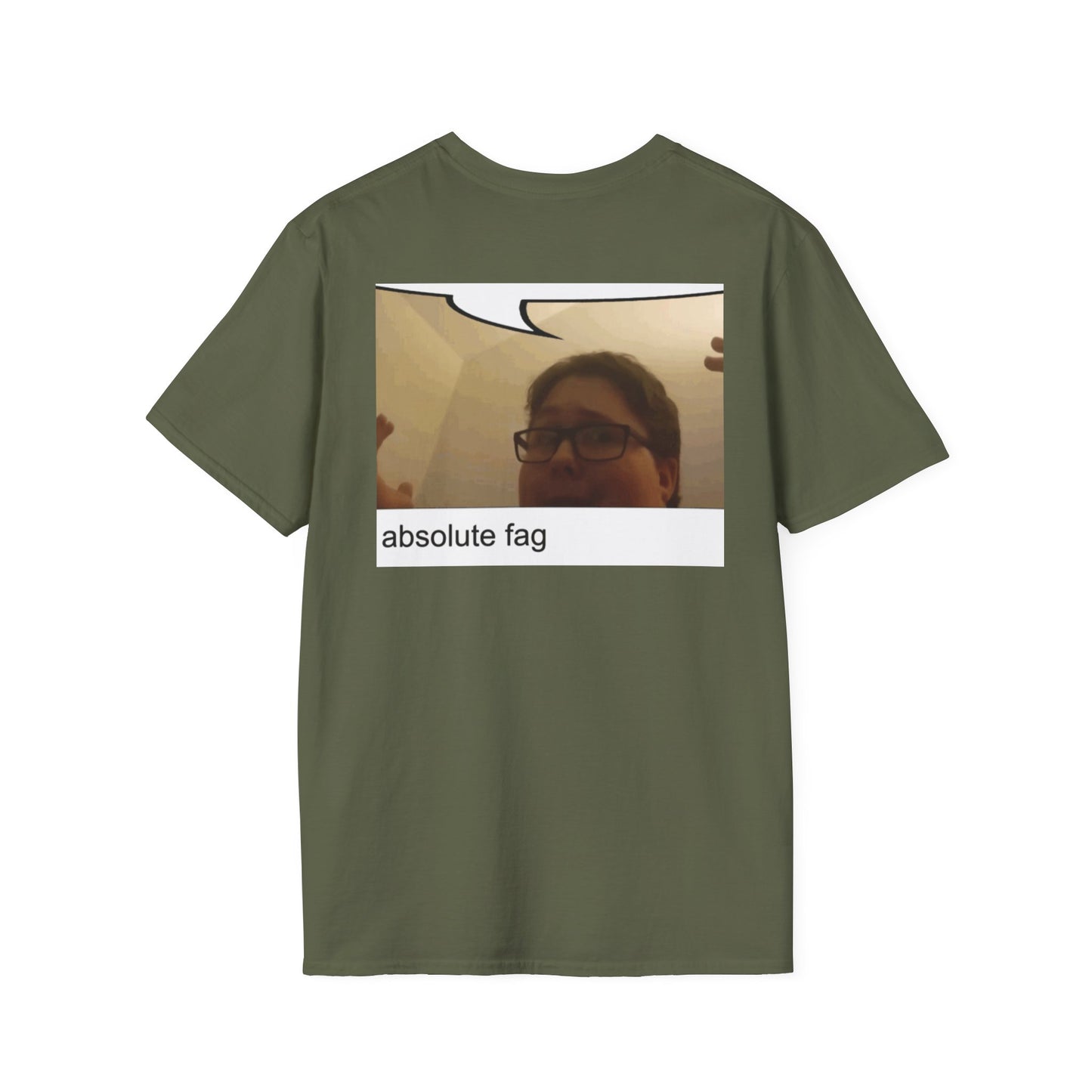 Pocket Meme T‑Shirt — Funny Face Chest Print