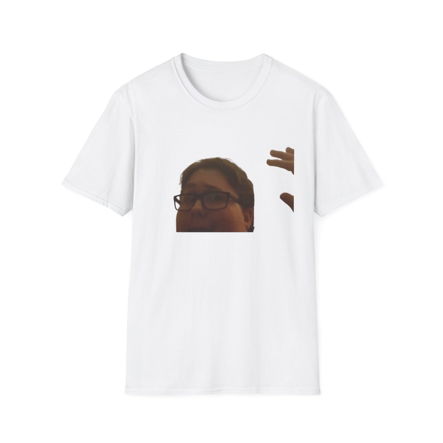 Pocket Meme T‑Shirt — Funny Face Chest Print